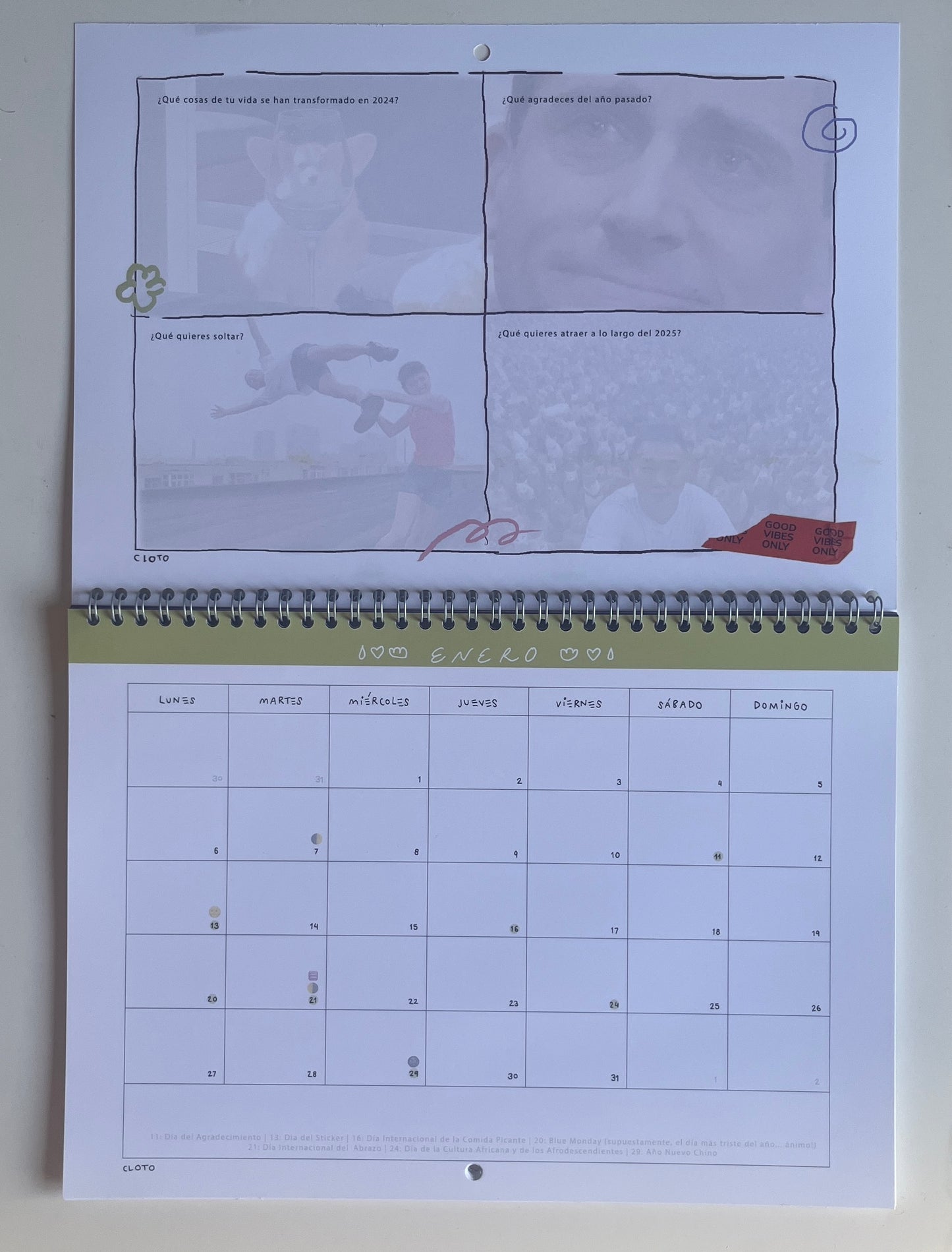 Calendario 2025 + regalito