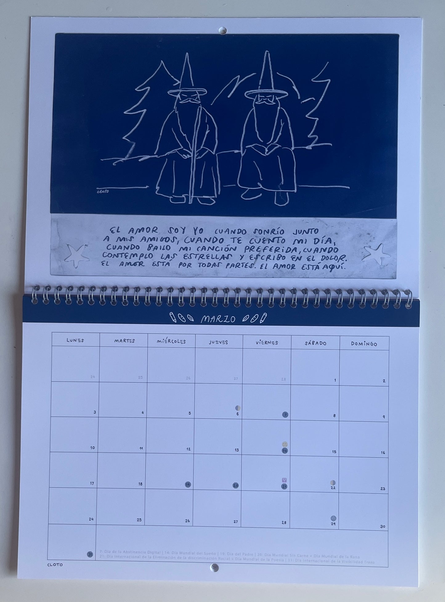 Calendario 2025 + regalito